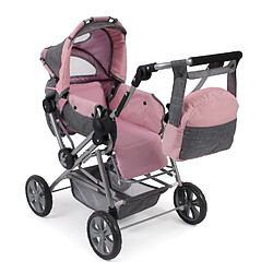 Acheter Bayer Chic 2000 Poussette Road Star pour poupées - Coloris 15, anthracite -rose