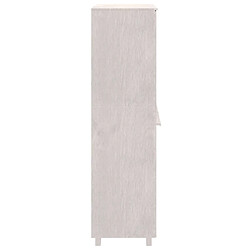 Acheter vidaXL Garde-robe HAMAR Blanc 89x50x180 cm Bois massif de pin