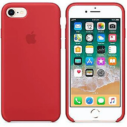 Universal Étui en silicone rouge Apple pour iPhone 7 et iPhone 8