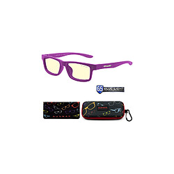 Acheter GUNNAR Lunettes anti lumière bleue enfant - CRUZ - 4-8 ANS | Couleur : VIOLET | Teintes : AMBER (65% de filtration de la lumière bleue)