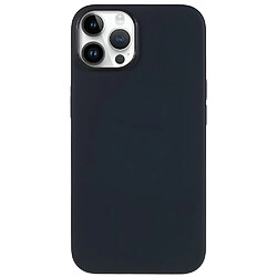 Coque en silicone magnétique, anti-rayures, anti-chute pour votre iPhone 14 Pro Max - noir