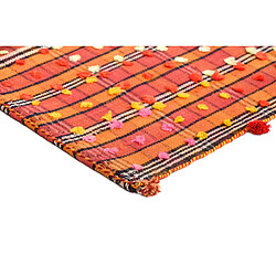 Vidal Tapis de laine 221x152 rouge Jajim pas cher