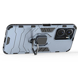 Acheter Htdmobiles Coque pour Vivo Y16 - housse etui rigide anti choc + film ecran - BLEU FONCE