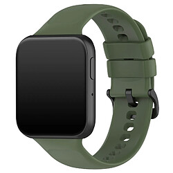 Avizar Bracelet pour Oppo Watch 3 Silicone Soft-Touch Sange à Trous vert foncé