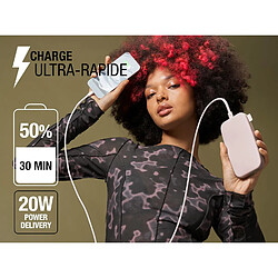 Avis SANAG Powerbank 18000 Mah - Usb-C In & Out - Batterie Externe - Chargement Rapide - 6 Fonctions De Sécurité - Design Compact (Smokey Pink)