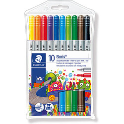 STAEDTLER Feutre de coloriage double pointe Noris,étui de 10 ()