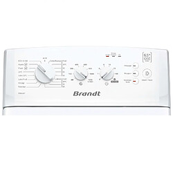 Lave-linge top 6.5kg 1200 tours/min - bt652at - BRANDT pas cher