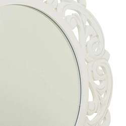 Acheter Miroir mural Alexandra House Living Blanc Crème Métal Bois de pin 2 x 60 x 60 cm