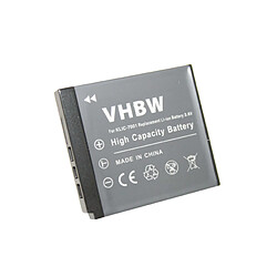 vhbw batterie 480mAh (3.6V) pour BenQ DCL1050, Aigo T-1000, T-1228, Hitachi DZ-HV584E, SB-360, PB-360T comme Klic-7001, DLi-213, VG0376122100001.