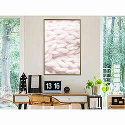 Paris Prix Affiche Murale Encadrée Pale Pink Knit 40 x 60 cm Or