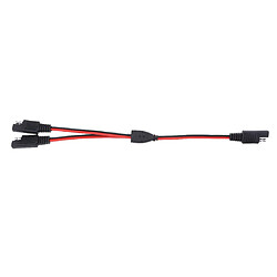 18awg dc sae 1 à 2 câble de diviseur d'adaptateur d'extension pour la batterie de panneau solaire