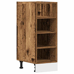 vidaXL Armoire de plancher vieux bois 30x44,5x81,5cm bois d'ingénierie