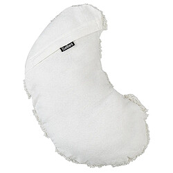 Acheter Beliani Lot de 2 coussins SNOWDROP Coton Unicolore Touffeté Blanc