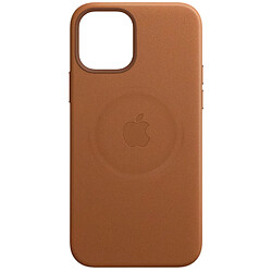 Apple Coque Leather MagSafe pour l'iPhone 12 Pro Max - Saddle Brown