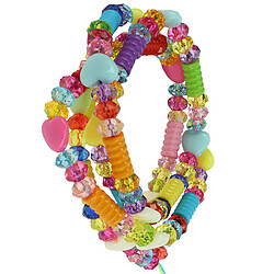 Avizar Bijou de Téléphone à perles différentes 110cm Collection Lovely Multicolore