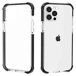 Coque en acrylique transparent épaissi aux quatre coins clair, antichoc dégager/le noir pour votre Apple iPhone 13 Pro 6.1 pouces