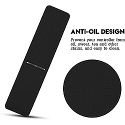 SANAG Housse De Protection De Telecommande, Couverture Antipoussière En Caoutchouc Souple En Silicone Pour Le Contrôleur À Distance De Tv De(Noir)