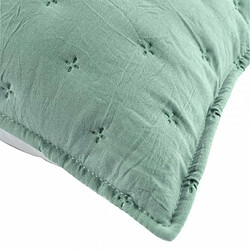 Avis Paris Prix Housse de Coussin Mellow 60x60cm Menthe & Blanc