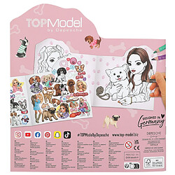 TOPModel Livre de coloriage - Kitty and Doggy pas cher