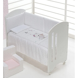 Interbaby Lit Bébé Lovely Premium avec 3 Pcs textiles Oso Rose