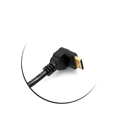 Avis System-S Câble Mini HDMI vers Le Haut DD coudé fiche coudée 90 ° ° vers entrée HDMI Femelle 22 cm