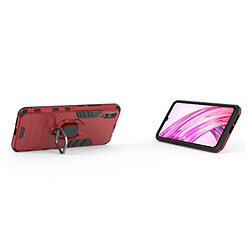 Wewoo Coque Housse de protection antichoc PC + TPU pour Vivo X23, avec support d'anneau magnétique (rouge) pas cher