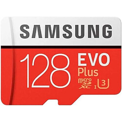 Samsung Carte Micro SD SDXC Evo Plus - 128 Go - avec adaptateur SD 2020 