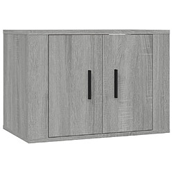 Avis vidaXL Ensemble de meubles TV 2 pcs Sonoma gris Bois d'ingénierie