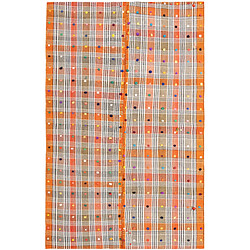 Vidal Tapis de laine 227x146 orange Jajim