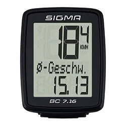 Sigma Ordinateur de vélo BC 7.16 STS Noir