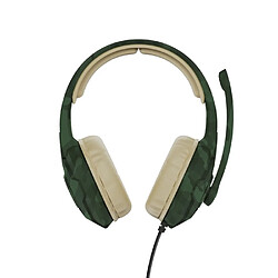 Trust Casque Gaming Multiplateforme Radius Jungle CAMO avec Microphone Réglable Vert