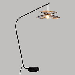 Avis Atmosphera, Createur D'Interieur Lampadaire arc Alara H177cm en métal Noir - ATMOSPHERA