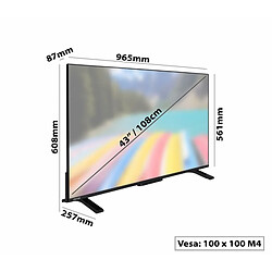 Avis TV intelligente Toshiba 40LV2E63DG 4K Ultra HD 43" LED