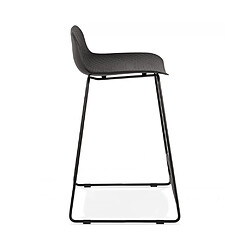 Avis Kokoon Design Tabouret de bar design SLADE MINI BLACK 49x53x85 cm