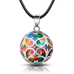 Totalcadeau Bola de grossesse multicolore Collier pour future maman