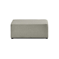 Bestmobilier Topaze - pouf - en tissu bouclette pas cher