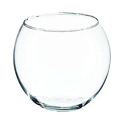 Vase Boule en Verre Frost 15cm Transparent