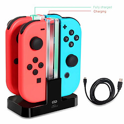 INF Station de charge pour 4 Nintendo Switch Joy Cons pas cher