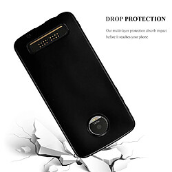 Avis Cadorabo Coque Motorola MOTO Z PLAY Etui en Noir