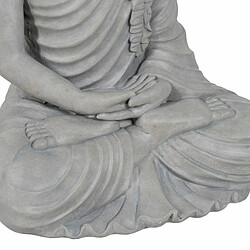 BigBuy Home Sculpture Buda Gris 46,3 x 34,5 x 61,5 cm pas cher