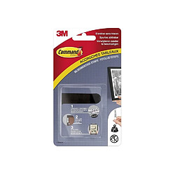 3M COMMAND Languettes de fixation -Noir - Petit modele