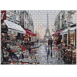 Universal 1000 pièces rue des fleurs de paris puzzle bricolage puzzle jouets assemblage photo deco