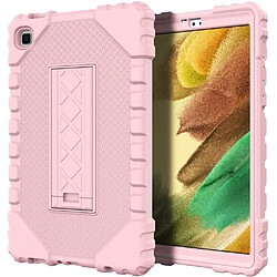 Coque en TPU + silicone avec béquille intégrée or rose pour votre Samsung Galaxy Tab A7 Lite 8.7 pouces T220/T225 (2021)