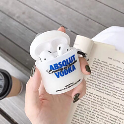 GUPBOO Airpods Coque Housse Étui Protecteur Compatible pour AirPods Pro-Stéréo Vodka Silicone