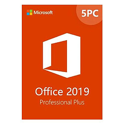 MICROSOFT OFFICE 2019 PRO PLUS 5PC à Télécharger = Clé pour 5PC + Notice Envoi par Mail