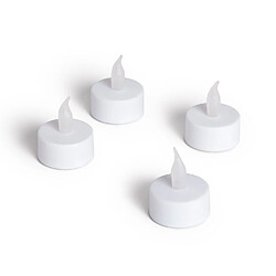 Avis Ledkia Pack 4 Bougies LED Mini à Piles Hobley Blanc