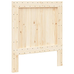 Maison Chic Tête de lit scandinave,Meuble de chambre 80x104 cm bois massif de pin -MN78105