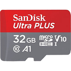 SanDisk Ultra Plus MicroSDHC 32 Go