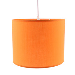 Avis Lustre en tissu abat-jour abat-jour abat-jour orange clair