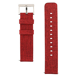 Avis Wewoo Bracelet pour montre connectée Dragonne en toile mode simple Fitbit Versa / 2 orange foncé